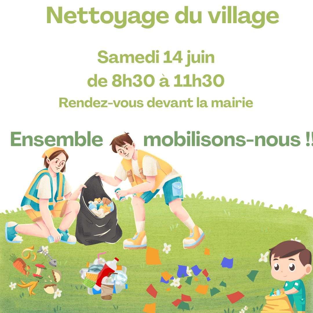 Nettoyage du village