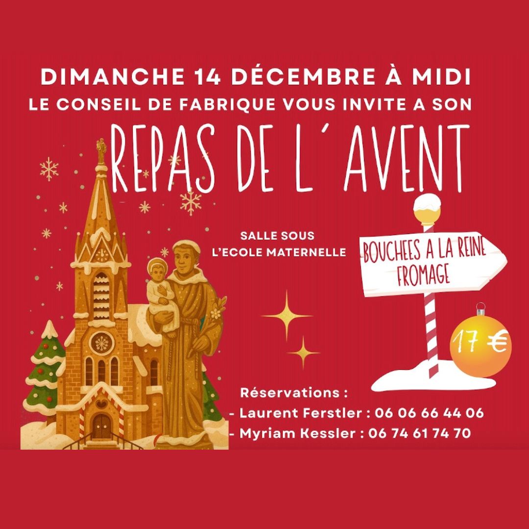 14 12 25 repas de l'Avent